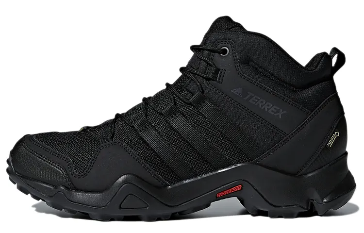Adidas Terrex Ax2r Mid Gore Te Abrasion Resistant Mid top Hiking Shoes Men's Black