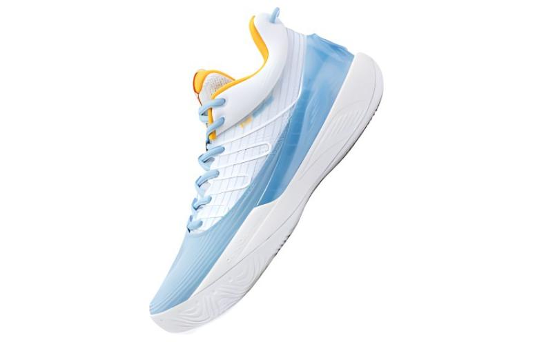 361° AG Sparkling 2.0 Denver Cushioning Slip Resistant Low top Basketball Shoes Men’s White Blue