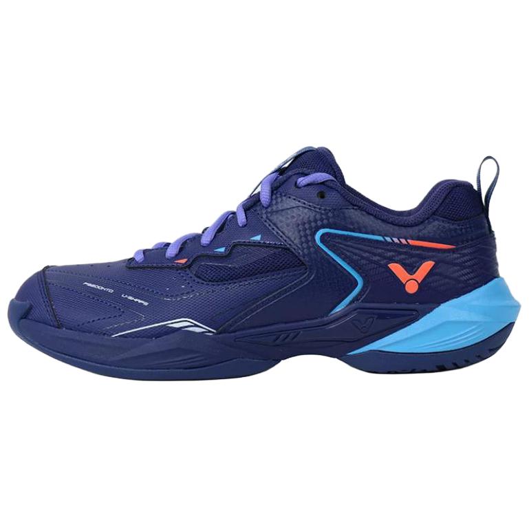 VICTOR 9200NTD Cushioning Slip Resistant Breathable Low top Badminton Shoes Unisex Medieval Blue