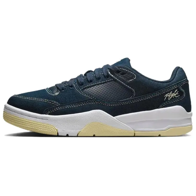 Jordan FLIGHT COURT Low top Vintage Basketball Shoes Women's Blue White