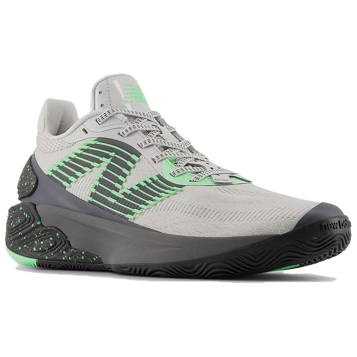 New Balance Two WXY V5 Mesh Low top Basketball Shoes Unisex Gray Green