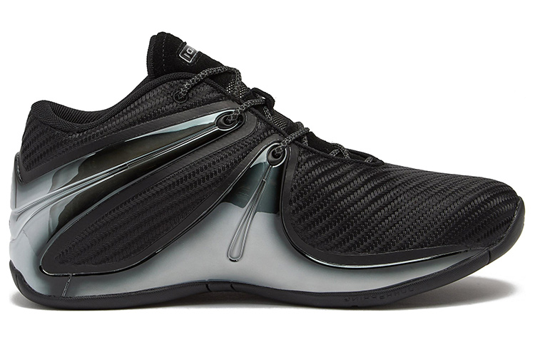 AND1 Rise Slip Resistant Abrasion Resistant Slip Resistant Abrasion Resistant Mid top Basketball Shoes Men’s Black