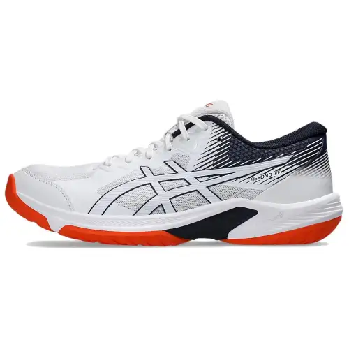 ASICS Beyond FF Synthetic Leather Cushioning, Wear Resistant Low top Training Shoes Men's White