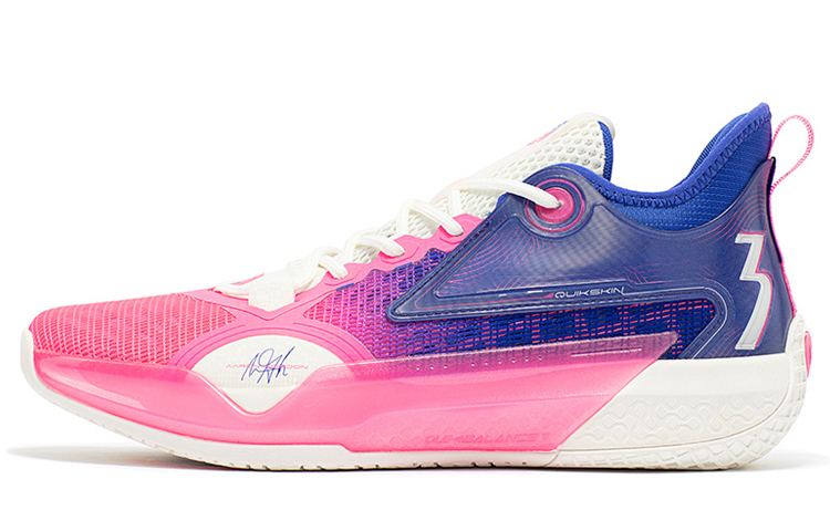 361° Zen 5 WTA Slip Resistant Abrasion Resistant Low top Basketball Shoes Men’s Neon Pink