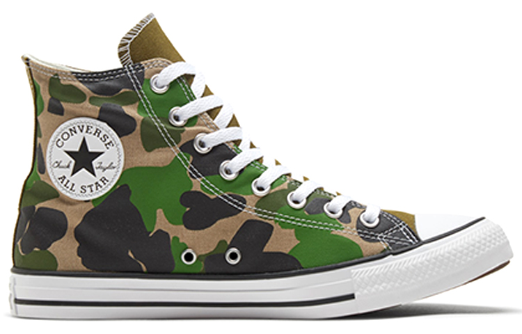 Кеды Converse Chuck Taylor All Star (зелено-сине-серые) — Зелёныйсинийсерый — фото 2