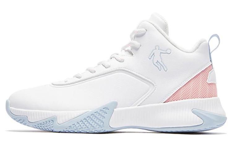 QIAODAN Sports Textile, Synthetic Leather Cushioning Abrasion Resistant Cushioning, Wear Resistant Mid top