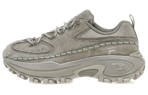 FILA Cat Claw Platform Low top Chunky Sneakers Unisex Gray Korean Style