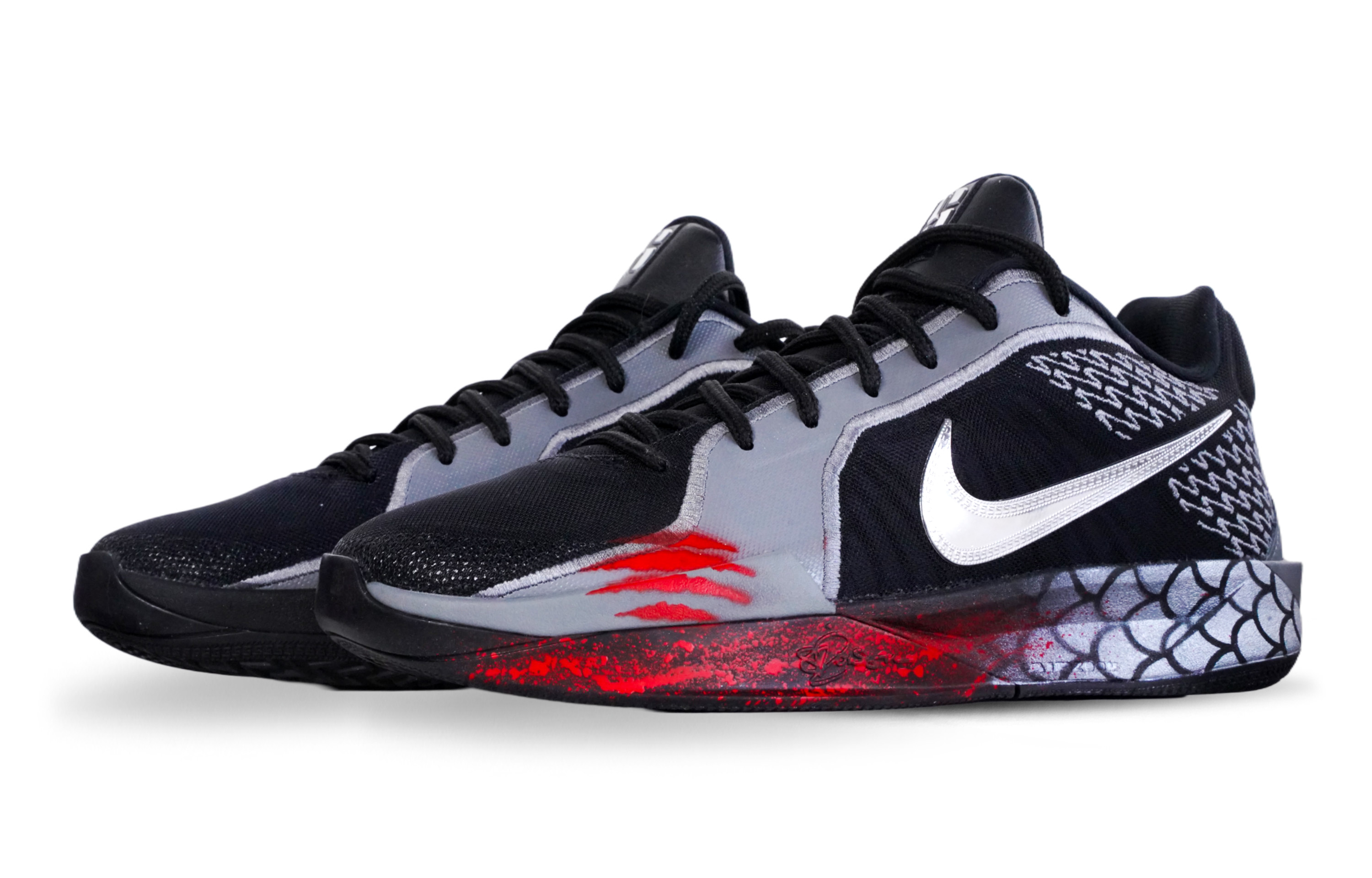 Nike Sabrina 2 Slip Resistant And Breathable Coverage Low top Basketball Shoes Unisex Black