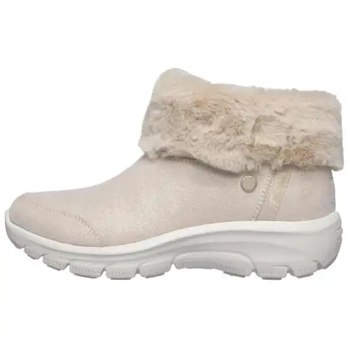 Martha Stewart x Skechers Slip Ins Waterproof And Wear resistant Short Snow Boots Women's Beige