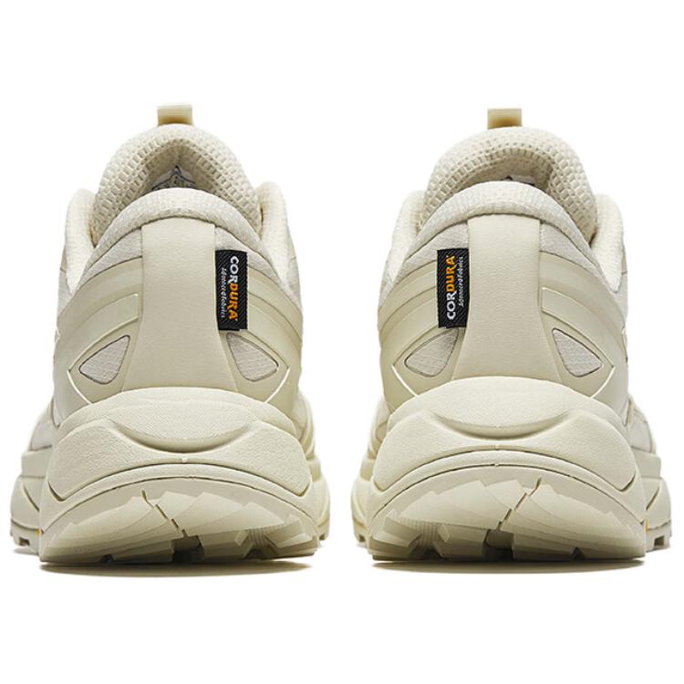 Anta Walker Cushioning Slip Resistant Abrasion Resistant Low top Hiking Shoes Men’s Grain Beige Yellow