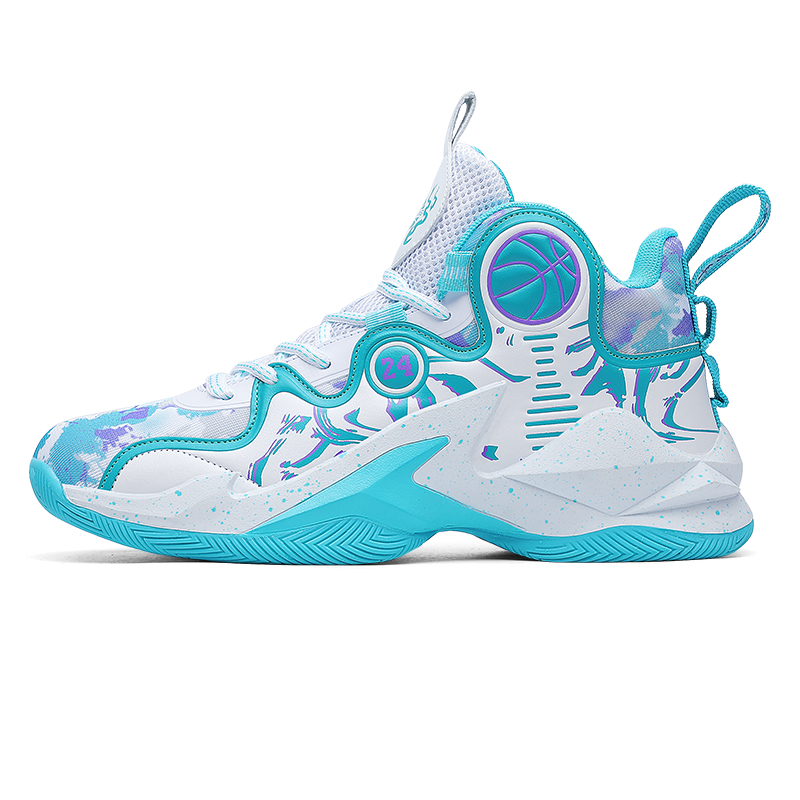 GQWE Breathable Slip Resistant Cushioning High top Basketball Shoes Unisex