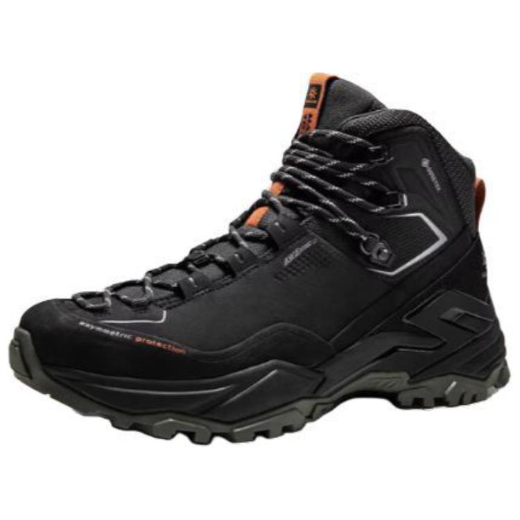 KAILAS Slip Resistant, Abrasion Resistant, Waterproof Mid top Hiking Shoes Men’s Black