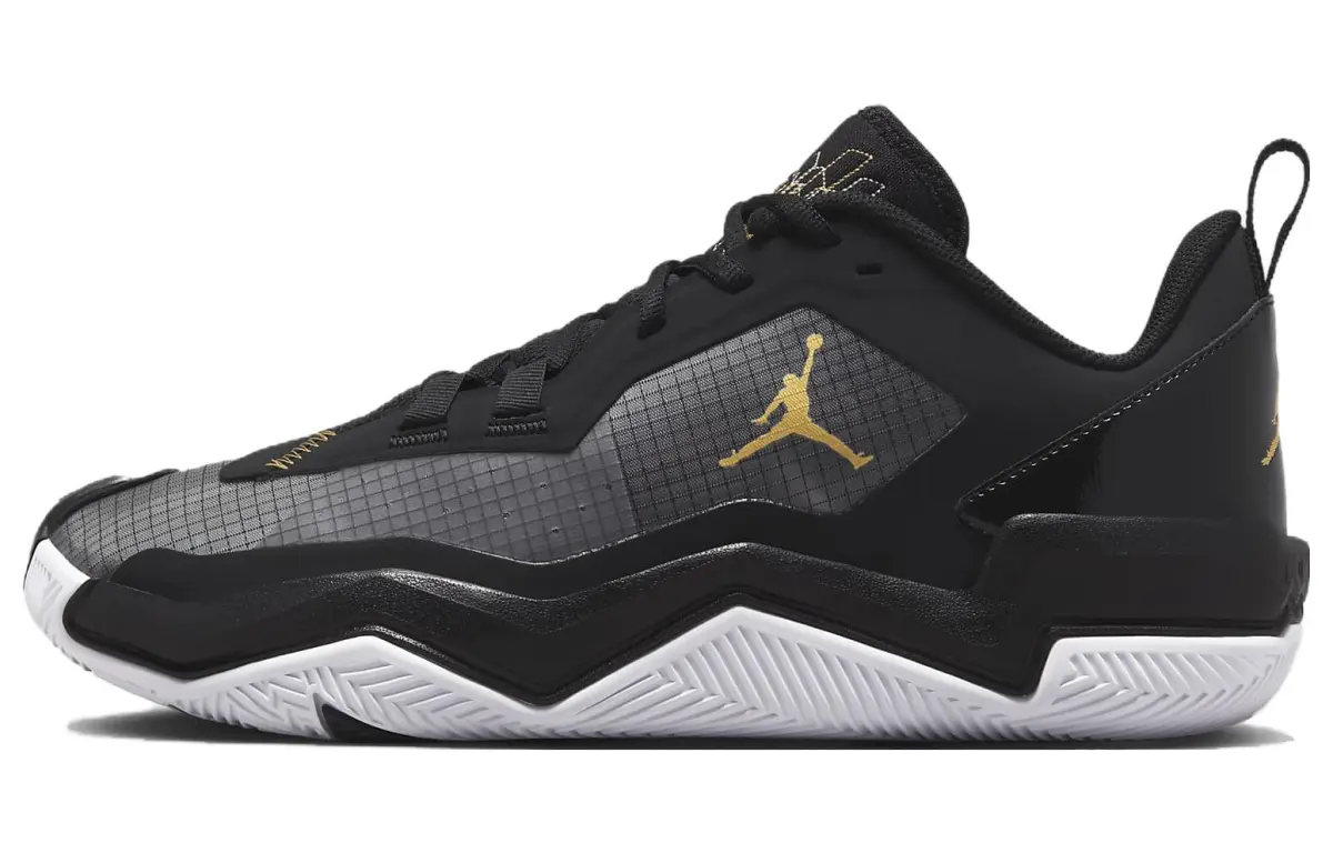 Jordan One Take 4 Black White Metallic Gold