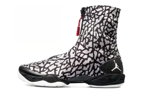 Jordan Air Jordan 28 Cement Elephant High Top Basketball Shoes Men's Black Gray