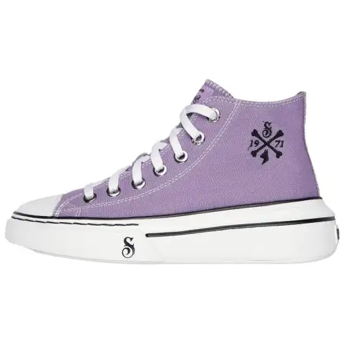 Snoop Dogg x Skechers SNOOP High top Canvas Shoes Women's Purple