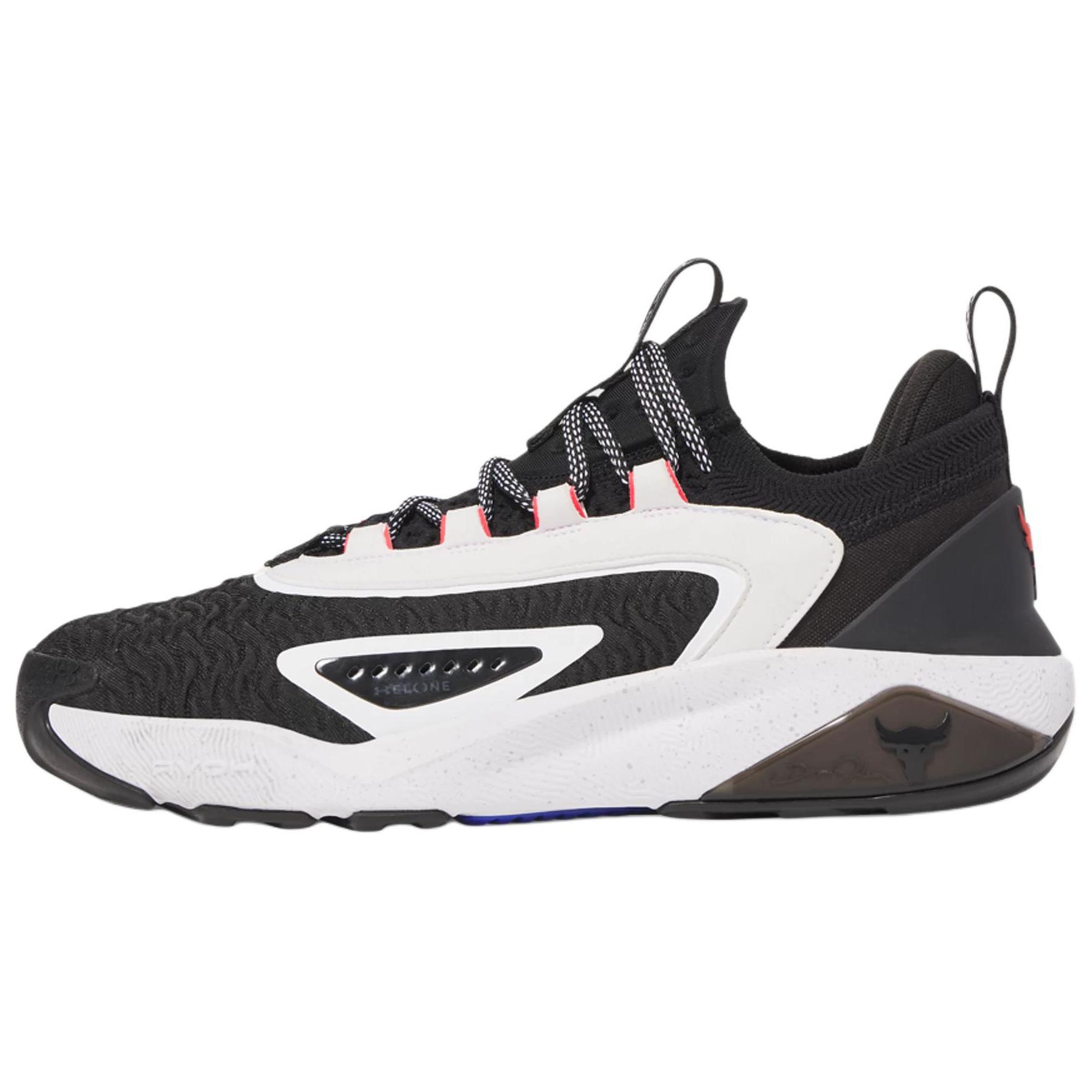 Under Armour Slip Resistant Abrasion Resistant Low top Training Shoes Men’s Black White