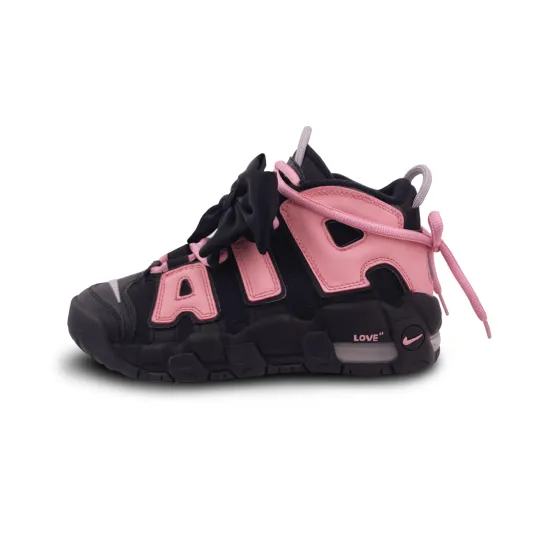 Nike Air More Uptempo Mid top Vintage Basketball Shoes Women's Black Pink