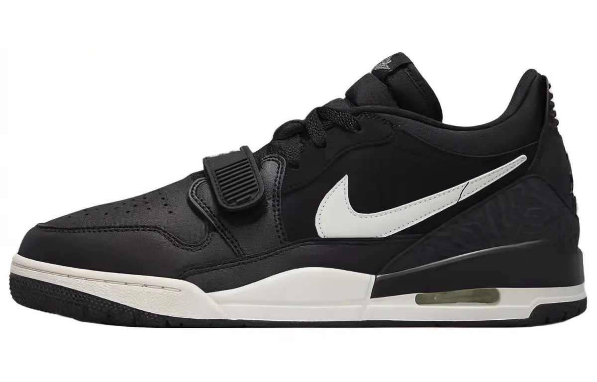 Jordan Legacy 312 Low top Vintage Basketball Shoes Men's Black White