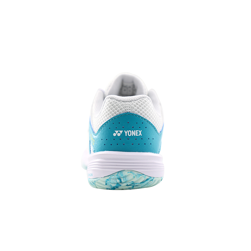 YONEX Textile, Synthetic Leather Cushioning Slip Resistant Breathable Coverage Low top Badminton Shoes Unisex Cyan