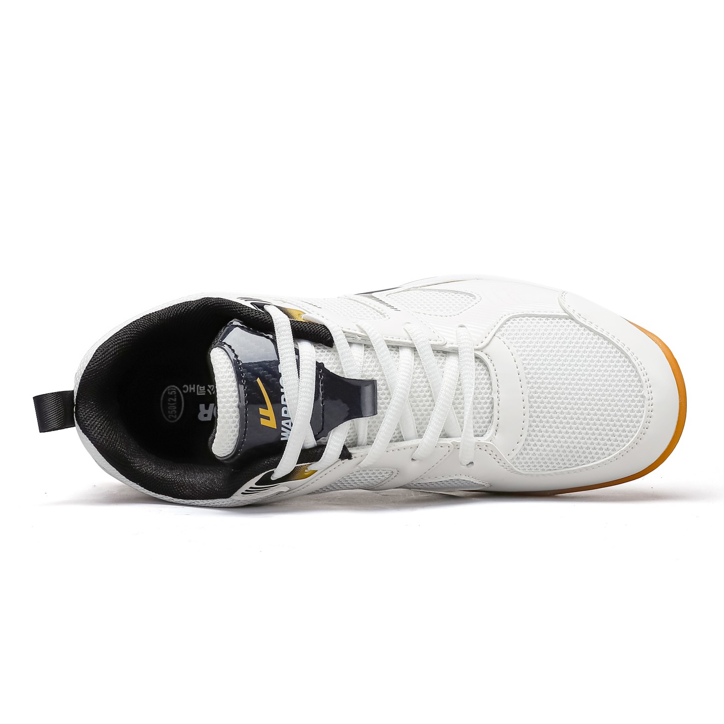 Warrior Cushioning Slip Resistant Breathable Cushioning Slip Resistant Breathable Low top Badminton Shoes Men’s White