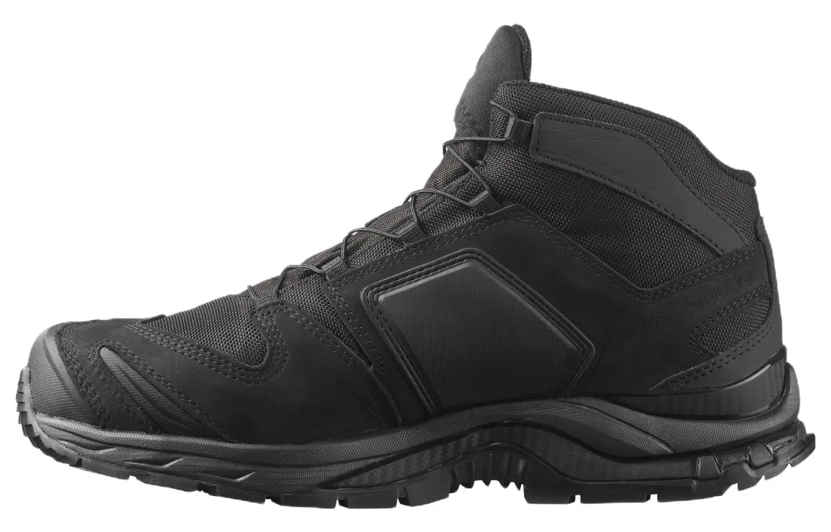 SALOMON Speed Assault 2 XA Forces Mid Wide GORE TEX EN Textile, Top Grain Cow Leather Comfortable Abrasion Resistant