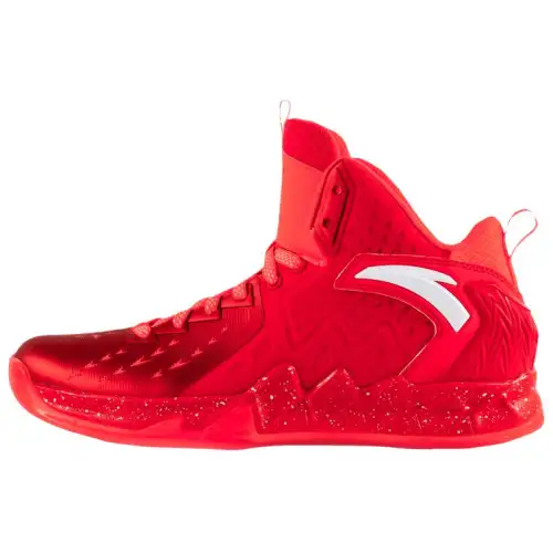 Anta KT2 Fashion Trend Mid top Basketball Shoes Unisex Red