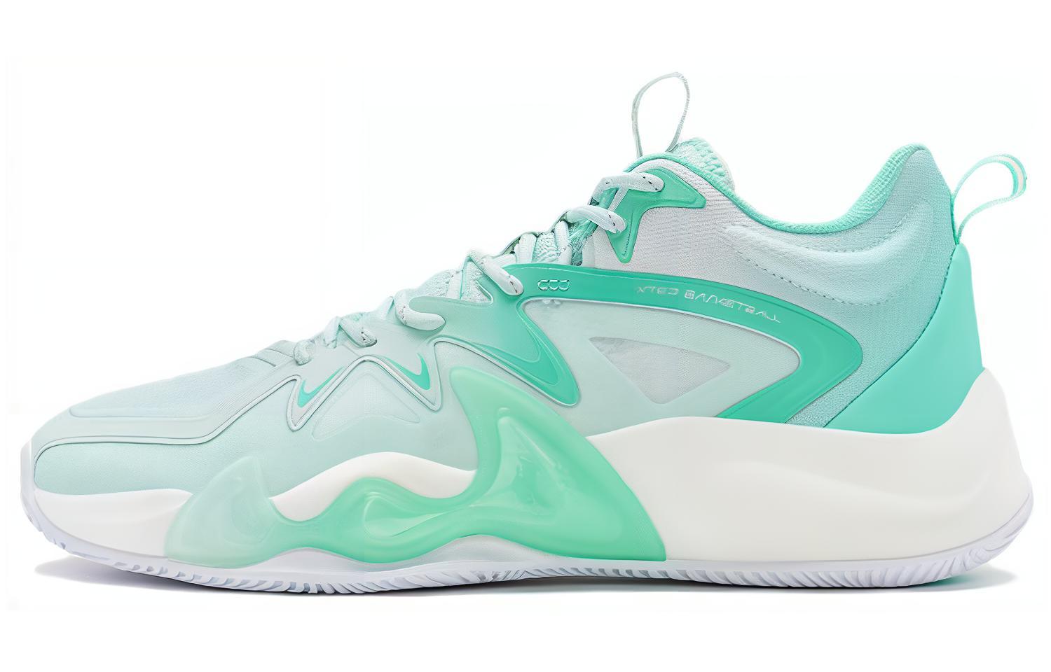 XTEP War Dog 3.5SE Cushioning Slip Resistant Abrasion Resistant Low top Basketball Shoes Men’s Foam Green