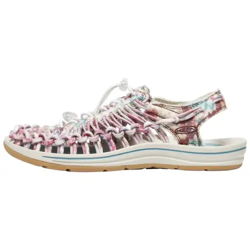 Keen UNEEK CANVAS Beach Sandals Women's Tie Dye Multicolor