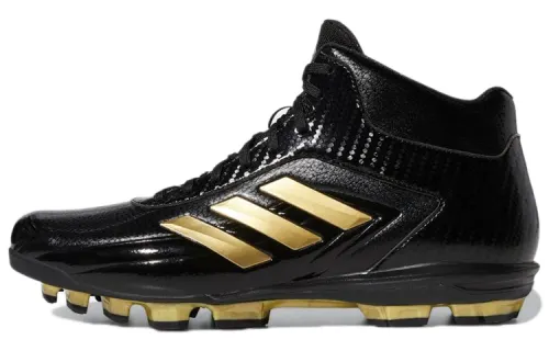 Adidas Adizero Stabile Training Shoes Men's Mid Top Black/Gold