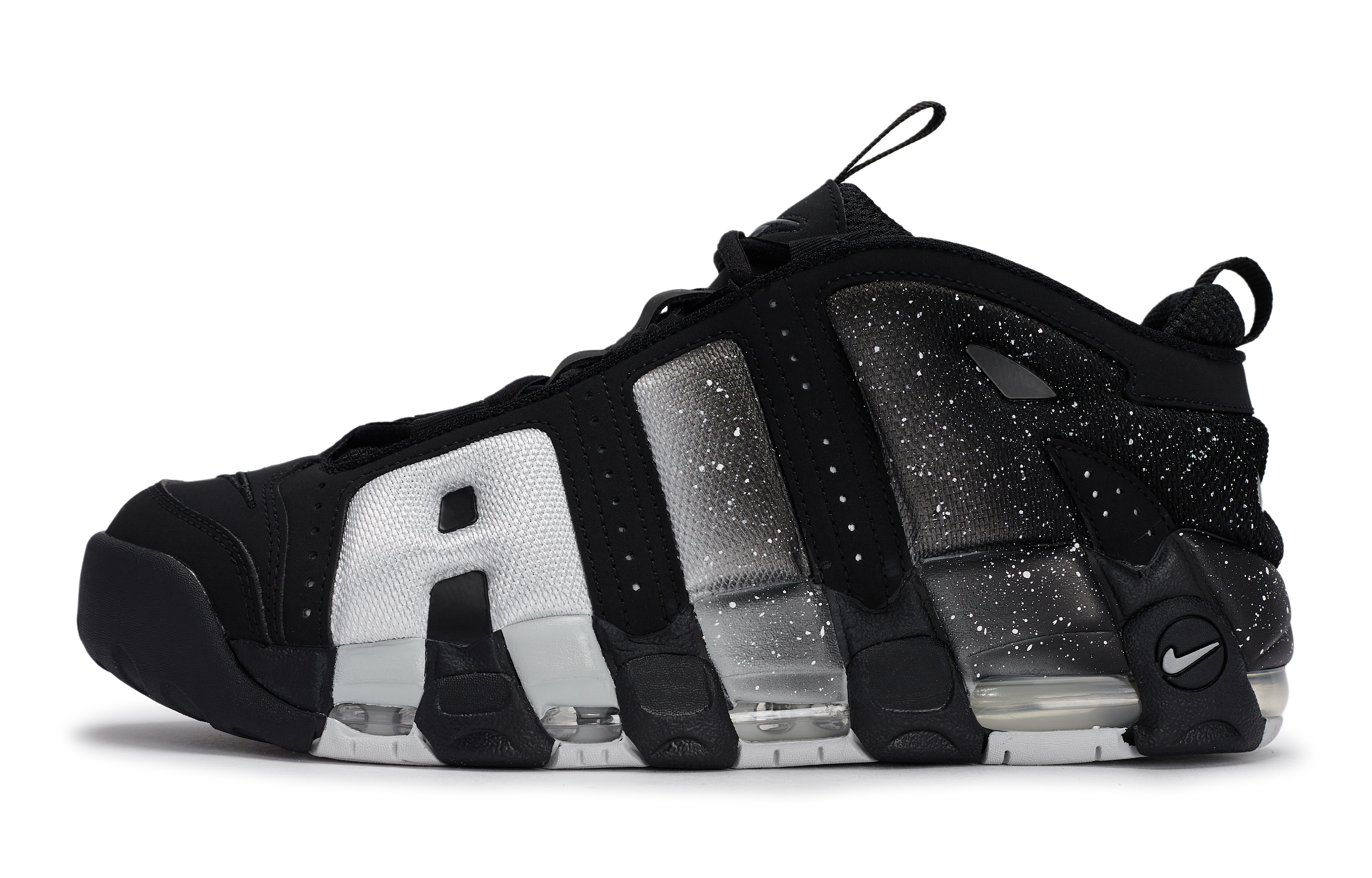 Nike Air More Uptempo LOW 811 Manufacturing, Starry Ocean, Special Shoe Box Slip Resistant Abrasion Resistant Low top
