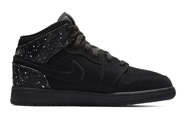 Jordan 1 Mid GS Black Rush Pink