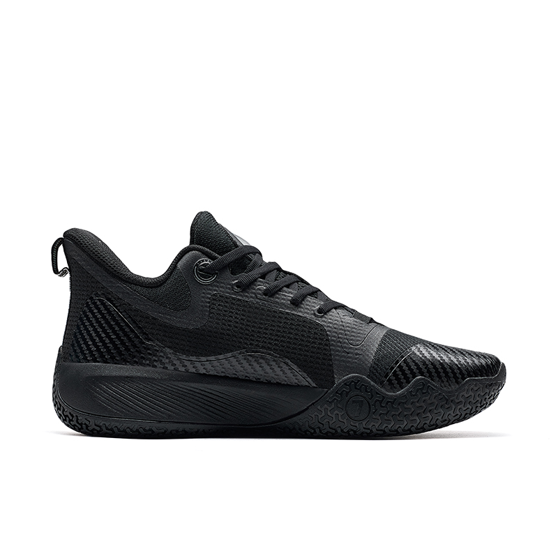 XTEP Slip Resistant Abrasion Resistant Low top Basketball Shoes Men’s Black