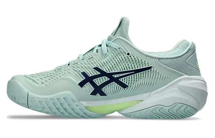 ASICS Court FF 3 Comfortable Round Toe Low top Tennis Shoes Women's Gray Green