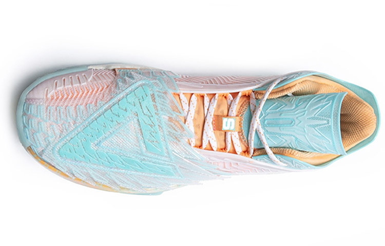 SOLE x PEAK Grand Triangle Slip Resistant, Abrasion Resistant, Cushioning, Coverage Mid top Basketball Shoes Unisex