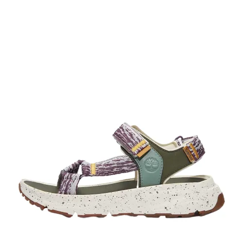 Timberland Motion Dune Fabric Beach Sandals Women's Green