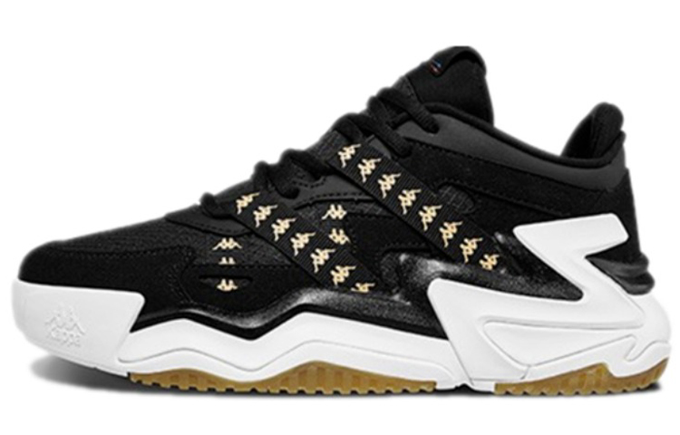 Kappa Textile, Synthetic Leather Cushioning Slip Resistant Cushioning Slip Resistant Low top Vintage Basketball Shoes