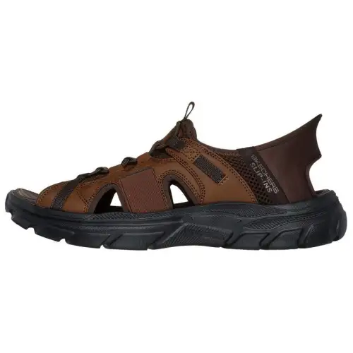 Skechers Slip Ins Beach Sandals Men's Brown