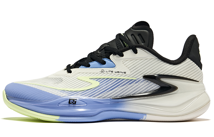 Erke Qian Xun V2 Cushioning, Wear Resistant Mid top Basketball Shoes Men’s Hydrangea Colorway