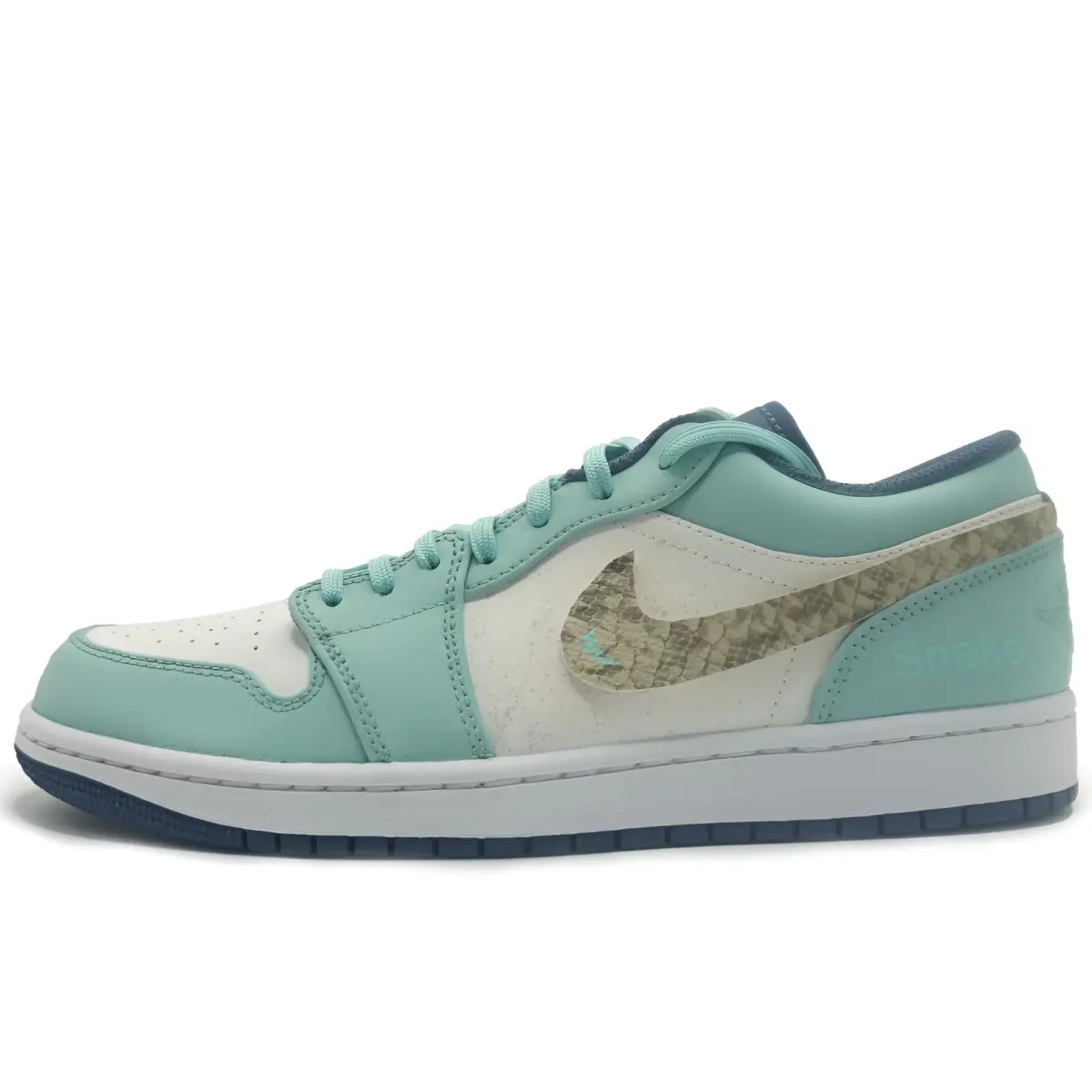 Jordan Air Jordan 1 Abrasion Resistant Low top Vintage Basketball Shoes Men's Green