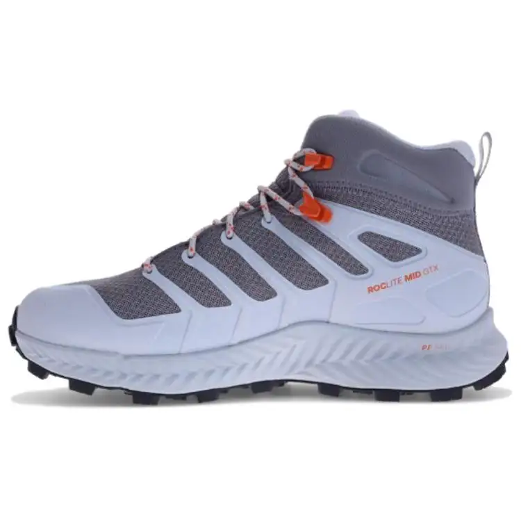 INOV 8 Comfortable Cushioning Slip Resistant Abrasion Resistant Coverage Mid top Mountaineering Shoes Men's Purple