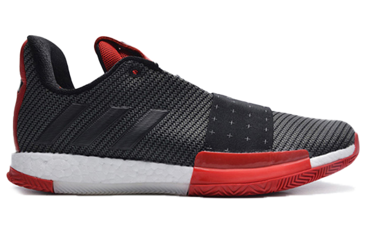 Мужские кроссовки adidas Harden Vol.3 (черно-красные) — фото 2