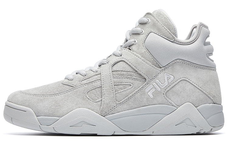 FILA Cage High Top Basketball Shoes Gray