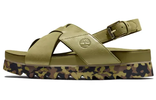 Timberland Beach Sandals Women's Olive Green