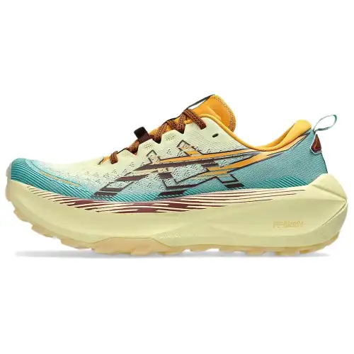 ASICS TRABUCO Max 4 Trail Running Shoes Men's Yellow Green