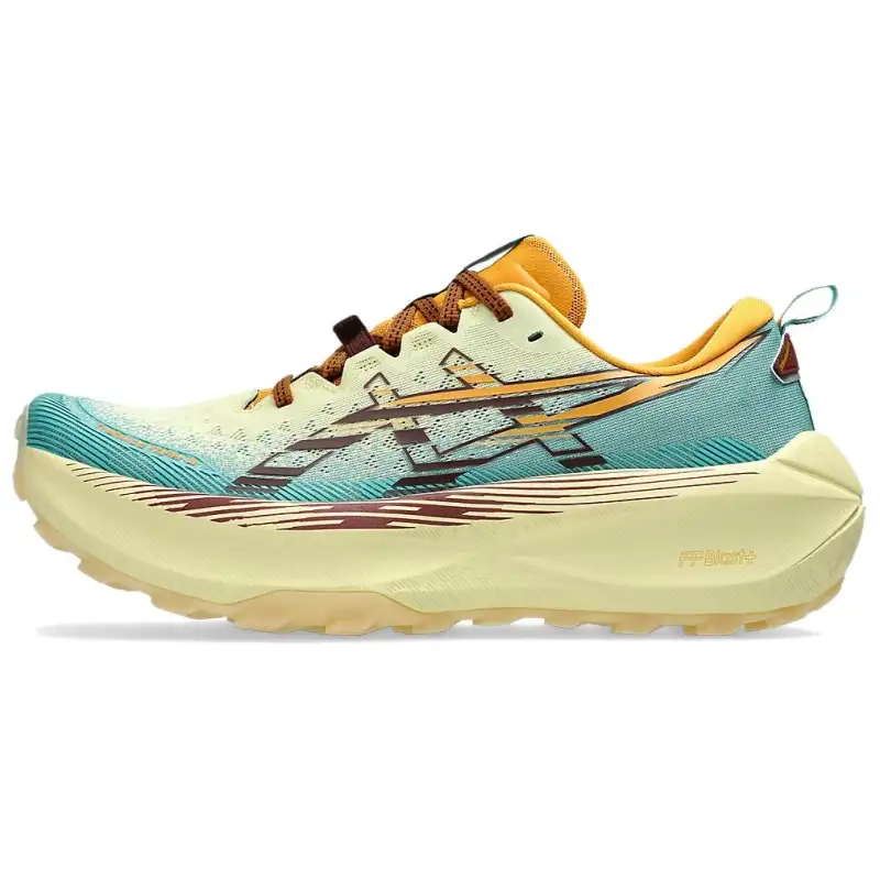 ASICS TRABUCO Max 4 Trail Running Shoes Men's Yellow Green