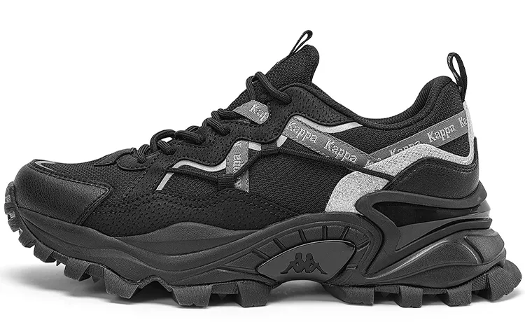 Kappa Textile, Synthetic Leather Cushioning Abrasion Resistant Height Increasing Support Low top Chunky Sneakers