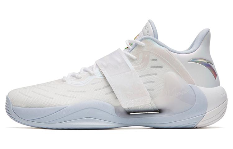 Anta Water Flower 4 Textile, Synthetic Leather Cushioning Slip Resistant Abrasion Resistant Low top Basketball Shoes