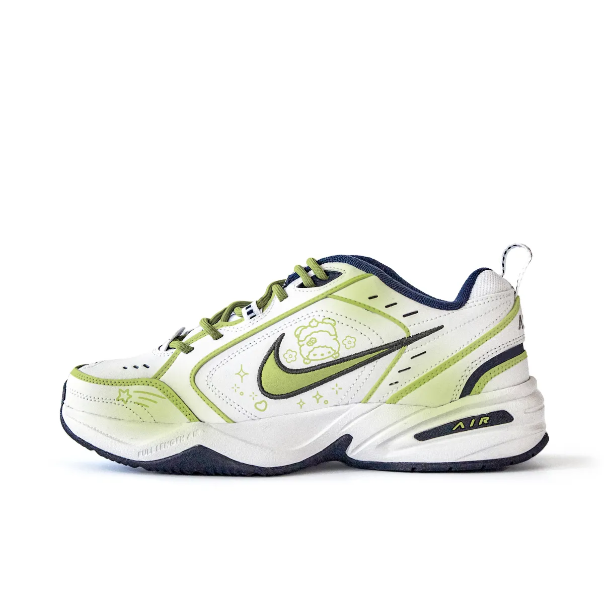 Nike Air Monarch 4 Slip Resistant Abrasion Resistant Slip Resistant Abrasion Resistant Low top Chunky Sneakers Unisex
