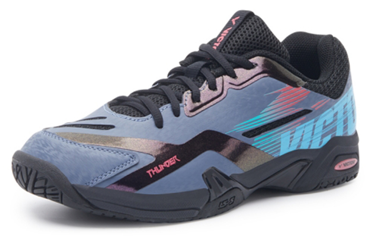 VICTOR Thunderstorm Fabric Comfortable Cushioning Slip Resistant Abrasion Resistant Breathable Low top Badminton Shoes