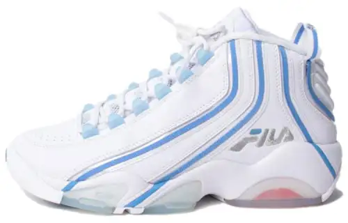 FILA Stack 2 High top Basketball Shoes Men's White Blue